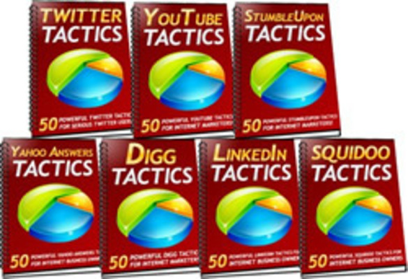 Product picture 350 Social Media Tactics with MRR